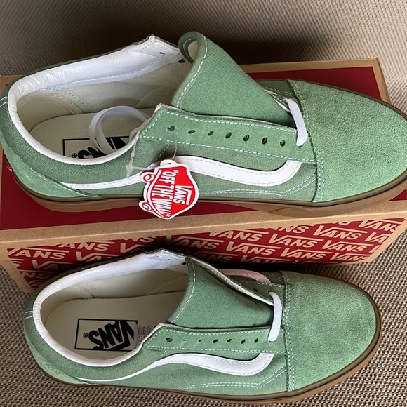 Vans Old Skool Gum Basil / True White MEN`S - Picture 3 of 16